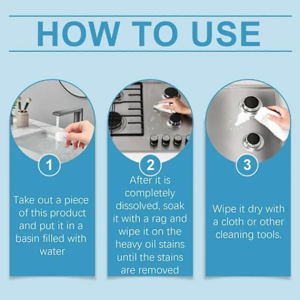 Rengöringsmedel-Rengöringstabletter för köksfett