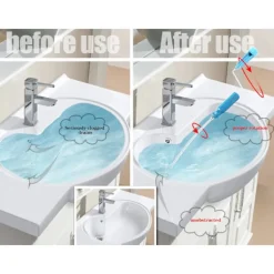 Rengöringsmedel-Rensspiral - 3 m x 6 mm - Avloppsrensare - Extra tunn - Spiral - Avloppsstopp