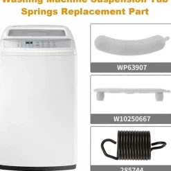 Tvättmaskiner-Reparationssats för tvättmaskin WP63907 Fjäderupphängning W10250667 Motvikt WP285744 Basfötter för Whirlpool