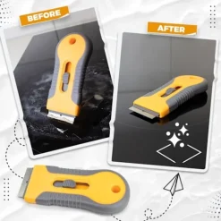 Rengöringsmedel-Repfri rengöring, rengöringsverktyg för hällar med 20 reservdelar, keramikhällar, glasdörrar, fönster och målade ytor