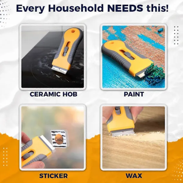 Rengöringsmedel-Repfria rengörare, rengöringsverktyg för spishäll med 20 reservenheter, keramikhällar, glasdörrar, fönster och målade ytor