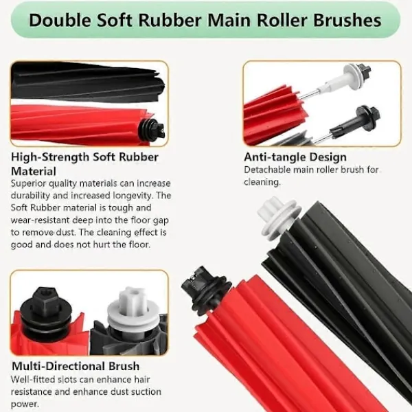 Dammsugare & Tillbehör-Replacement Parts for Roborock Q5 Pro Q5 Pro+(Plus) Robot Vacuum Cleaner