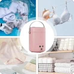 Tvättmaskiner-Rese Tvättmaskin, Portabel Tvättmaskin - Portabel Tvättmaskin för Strumpor och Underkläder, 3.8L Portabel Liten Tvättmaskin, Kompakt Tyg Tvättmaskin | Fyndiq