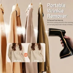 Ångtvättar-Reseångstrykjärn för kläder, 20 sekunders snabb uppvärmning, bärbar handhållen ångstrykjärn för kläder, lämplig för hem- och kontorsbruk