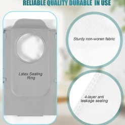 Dammsugare & Tillbehör-Reservdelar & Dammsugarpåsar för Roborock Q8 Max & Q5 Pro[JSR] 8PCS