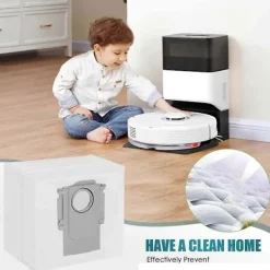 Dammsugare & Tillbehör-Reservdelar & Dammsugarpåsar för Roborock Q8 Max & Q5 Pro[JSR] 8PCS