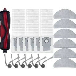 Dammsugare & Tillbehör-Reservdelar för Q7TF/Q7TF+ robotdammsugare, huvudborste, sidoborste, HEPA-filter, moppduk, dammpåse