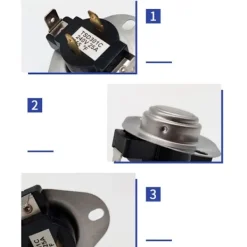 Torktumlare-Reservdelar för torkcykeltermostat 3387134 - Enkel installation 3387135 3387139 WP3387134VP 306910