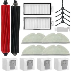 Dammsugare & Tillbehör-Reservdelar till Roborock Q5 Pro+/q8 Max+ (plus) Dammsugare - Huvudborste, Hepafilter, Moppduk, Dammsugarpåsar