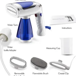 Ångtvättar-Resesångare, Klädsångare, Ångstrykjärn, 25s Uppvärmning, Ministorlek Med 250ml Vattentank, Handhållen Ångstrykjärn Resejärn För Alla Tyger, Inget Vatten Sprider | Fyndiq