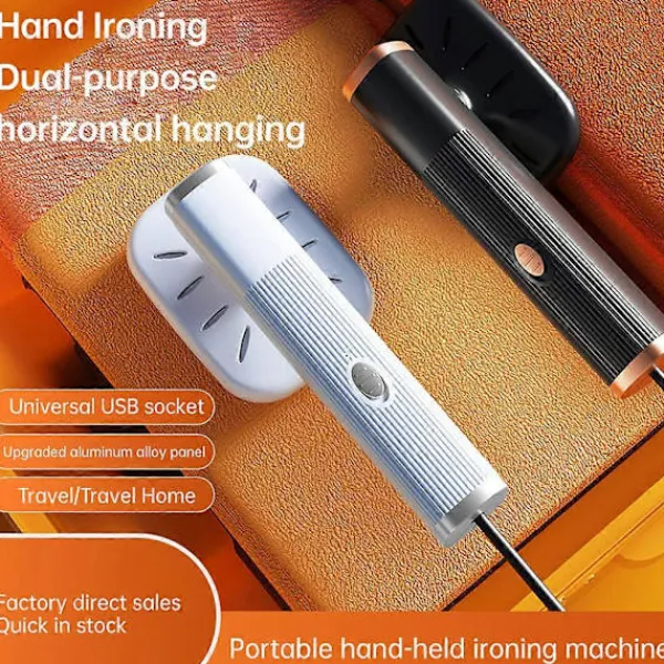 Strykjärn-Resesteamer Mini Strykjärn för Kläder, Handhållen Bärbar Ångstrykjärn