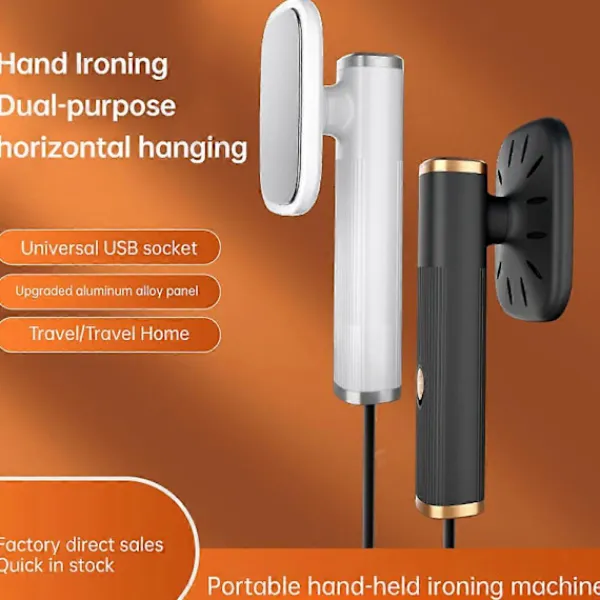 Strykjärn-Resesteamer Mini Strykjärn för Kläder, Handhållen Bärbar Ångstrykjärn