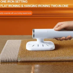 Ångtvättar-Resestrykjärn med halkfritt handtag, vattentankdesign, torr- och våtanvändning, handhållen strykningsmaskin, klädrynkborttagare