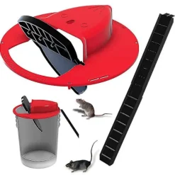 Skadedjur & Insekter-Reusable Smart Mouse Rat Trap Plastic Flip Slide Bucket Lid Humane Or Lethal Trap Door Style Multi Catch