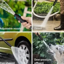 Högtryckstvättar-®Rising FF Kärcher Högtryckstvättlans - Justerbart Munstycke - Hög Effektivitet - Svart