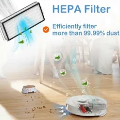 Dammsugare & Tillbehör-Roborock Q8 Max Q5 Pro Ersättningsborste Sidoborste HEPA-filter Moppduk[YD] plastic