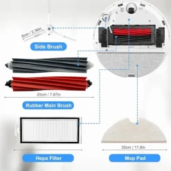 Dammsugare & Tillbehör-Roborock Q8 Max/q8 Max+/q5 Pro Robotdammsugare Tillbehör Kit - Reservdelar för Roborock Q8 Max/q8 Max+/q5 Pro Robotdammsugare - Perfekt