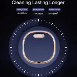 Dammsugare & Tillbehör-Robotdammsugare, 3 i 1 Golvdammsugare och Mopp, Supersug, 1500pa Robotdammsugare med Moppfunktion, Perfekt för Djurhår Damm och Smuts