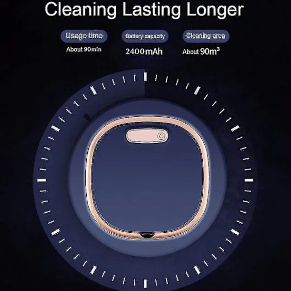 Dammsugare & Tillbehör-Robotdammsugare, 3 i 1 Golvdammsugare och Mopp, Supersug, 1500pa Robotdammsugare med Moppfunktion, Perfekt för Djurhår Damm och Smuts