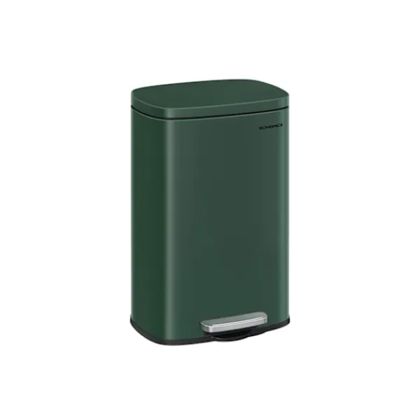 Rootz Living Soptunnor-Rootz vintage grön stålsoptunna - soptunna - sopkorg - stål- och plastkonstruktion - 43,2 cm x 37,1 cm x 63,2 cm