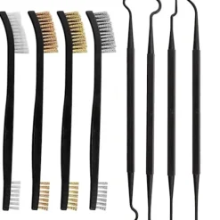 Rengöringsmedel-Rostfri stålborste, 8 stycken liten mässingsborste mini stålborste nylon, hand stålborste mässingsborste för rengöring borstning skrubbning rost damm R | Fyndiq