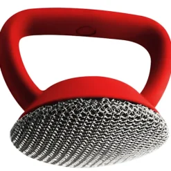 Rengöringsmedel-Rostfritt stål rengöringsborste med silikonhandtag