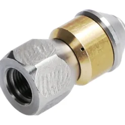 OCEAN Högtryckstvättar-Roterande Munstycke för Trycktvätt, Rörrengöring, 1/8