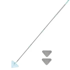 LBSS Städmoppar-Roterbara trianglar Dammmopp Slitstark arbetsbesparande städmopp för badrumskök