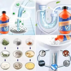 Rengöringsmedel-Rörledningsrensare - Momeng Köksavloppsrengörare, Kraftfull Rörrensare 2 st