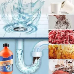 Rengöringsmedel-Rörledningsrensare - Momeng Köksavloppsrengörare, Kraftfull Rörrensare 2 st