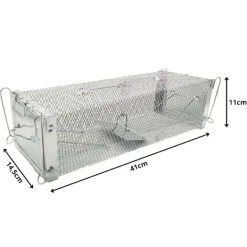 Skadedjur & Insekter-Råttfälla XXL - Stor metallbur för skadedjur