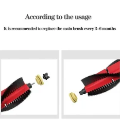 Dammsugare & Tillbehör-Rullborste Kompatibel för S4 S5 S5Max Robotdammsugare Tillbehör