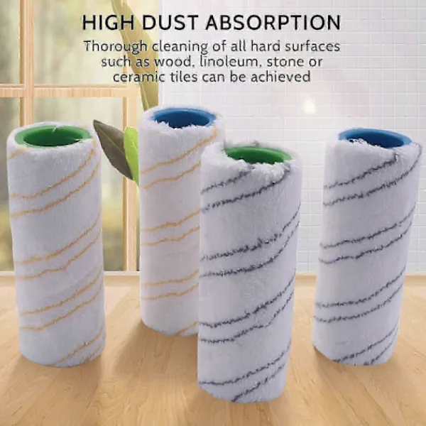 Städmoppar-Rullsats för Kärcher FC7 FC5 FC3 FC3D elektrisk golvrengörare 2.055-007.0 / 2.055-006.0_