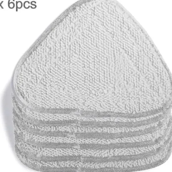 Städmoppar-RYI 6-pack mikrofiber ångmoppdynor ersättning kompatibel med Vileda 100 -ge