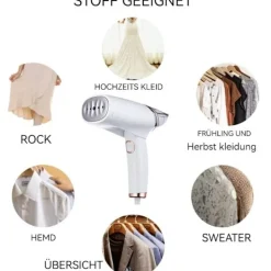 Ångtvättar-RYI-Strykjärn, ångborste resejärn mini, handhållet strykjärn