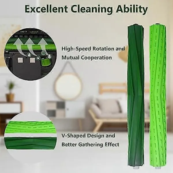 Dammsugare & Tillbehör-S9 Delar för iRobot Roomba S9+ (9550) S9 (9150) Robot Borstrulle