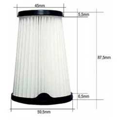 Dammsugare & Tillbehör-Sats med 4 ersättningsfilter för AEG CX7-2 och Electrolux Ergorapido dammsugare (AEG AEF150, Electrolux EF150)