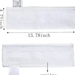 Städmoppar-Sats med 4 mikrofiberdukar ersättningsdukar 2 mikrofiberdukar dukar för Karcher Easy Fix SC2 SC3 SC4 SC5, tillbehörstyg för Kärcher Easy Fix