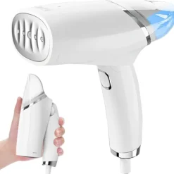 Ångtvättar-SBSGV Ångare för Kläder Portabel Mini Hopfällbar - 1000W Kraftfull Snabb Uppvärmning Handhållen Klädångare, Tygplaggångare Tar Bort Rynkor för W