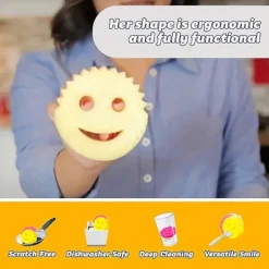 FMYSJ Svampar & Dukar-Scrub Daddy & Scrub Mommy Dubbelsidig Svampset - Ergonomisk, Repfri Rengöring För Kök, Badrum & Mer - Polyuretan, Säker På Flera Ytor (FMY) 3pcs | Fyndiq