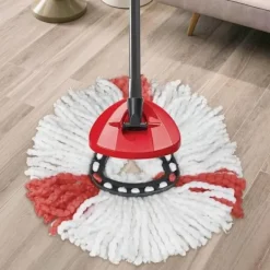 PHONILLICO Städmoppar-Serpillère för Vileda Turbo / Turbo Smart / Easy Wring & Clean [Pack 3] Tvättbart återanvändbart mopphuvud