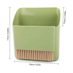 Rengöringsmedel-Set (Grön) Liten Kvast och Skyffel, Portabel Handkvastborste, Liten Hängande Sopskyffel, Mjuk Hushållskvast med Skyffelset