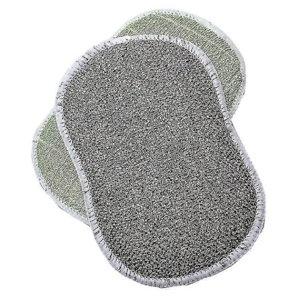 Svampar & Dukar-Set med 6 Bambu Mikrofiberdukar för Fönster Speglar Kakel Karosseri Mikrofiber Bambu Glas-jie