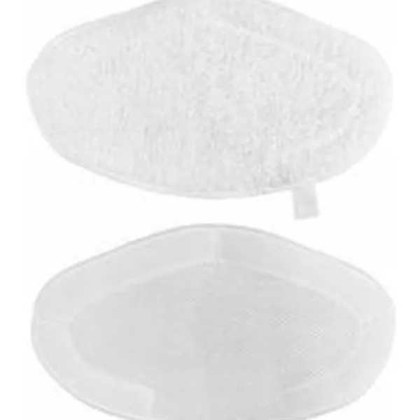 Städmoppar-Set med 4 ersättningsmoppar för Polti Vaporetto Vaporforce Brush