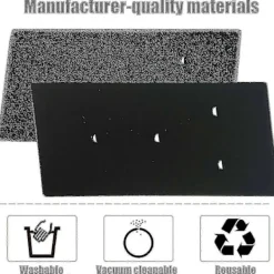 Torktumlare-Set med 4 filter för Bauknecht, Privileg, Whirlpool torktumlare med värmepump - Svampfiltermattor g2024174332