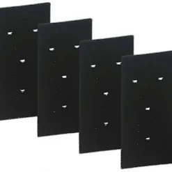 DAO Torktumlare-Set med 4 filter för Bauknecht, Privileg, Whirlpool torktumlare med värmepump - Svampfiltermattor [DB]