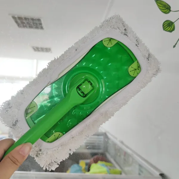 Städmoppar-Set med 10 golvmoppar, golvdukar, återanvändbara och tvättbara, moppöverdrag för optimal glidning, våt eller torr användning (vit fiber, 25,4 x 11,5 cm) | Fyndiq