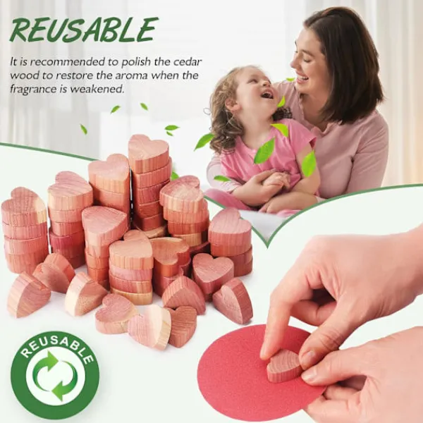 Skadedjur & Insekter-Set med 100 malavvisande cederträ, antimalmedel för textilier