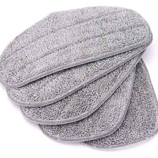 Städmoppar-Set med 5 Mikrofiber Ersättningsdynor för Leifheit CleanTenso Stea