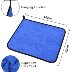 Svampar & Dukar-Set med 6 Mikrofiber Rengöringsdukar för Bil tvätt, Hem